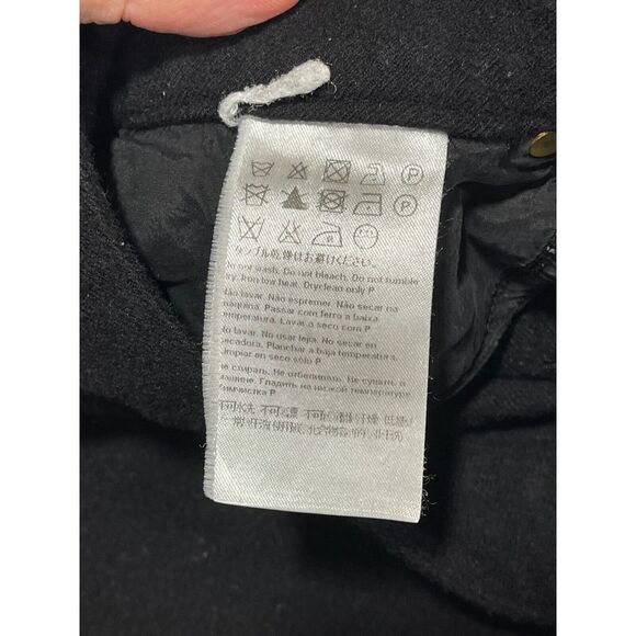 Escada Womens Sz 42 US 12 Wool High Rise Wide Leg Pants Trousers Black - Picture 10 of 11